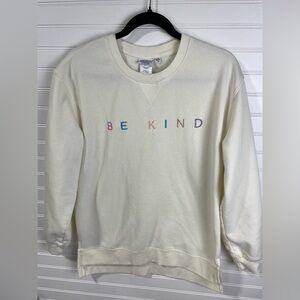Gildan Cream 'Be Kind' Crewneck Sweater